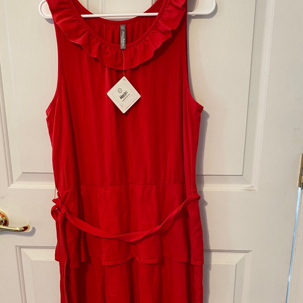 NWT Hanna Anderson 3-tier sleeveless dress!